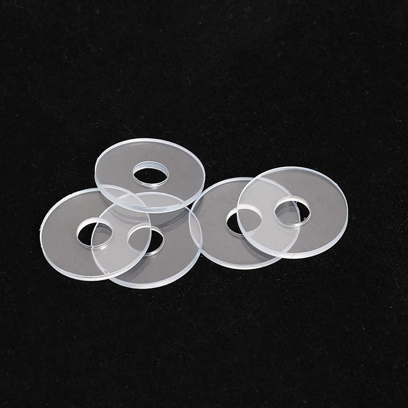 Transparent Flat Washer M3 M4 M6 M8 M10 M12 PVC Plastic Washers Thin Clear Silicone Rubber Washer Gasket