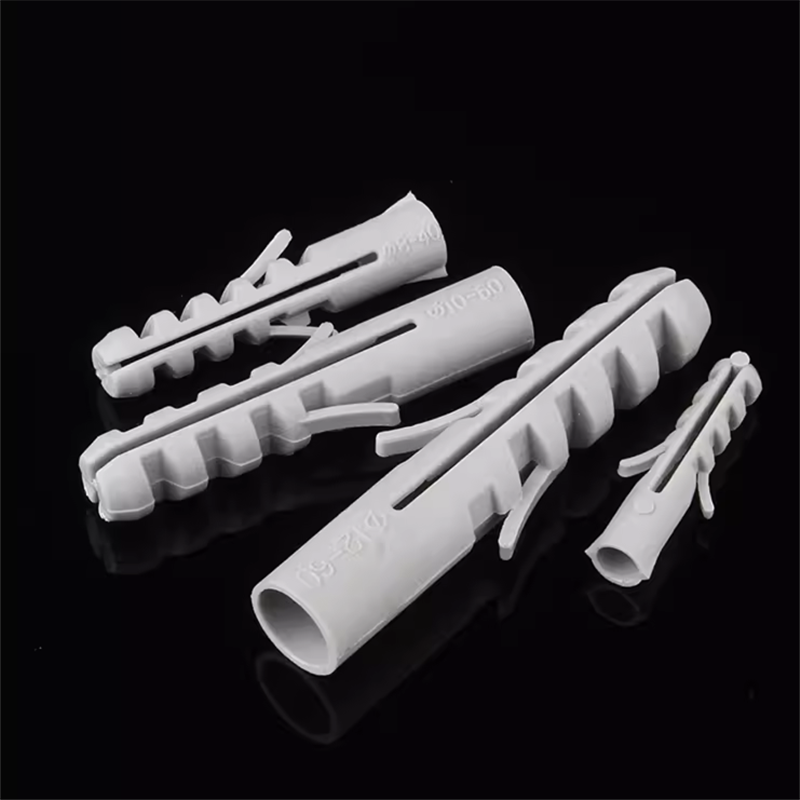 Grey White Butterfly Plastic Nylon Fish Wall Plug Expansion Tube For Screw Hammer Fixing Anchor 6mm 8mm 10mm