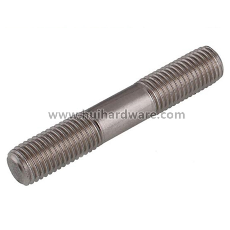 Stainless Steel 304 Gr8.8 10.9 12.9 DIN938 double end stud bolt and nut