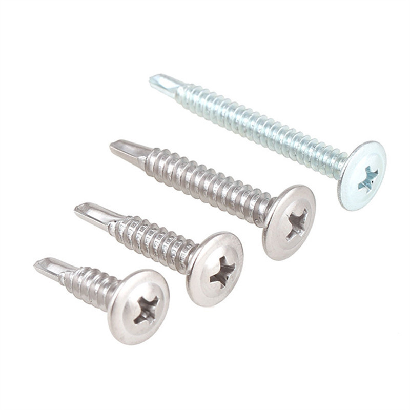 China factory Wafer Self Drilling Screw SS316 Phillip Drilling Screw SS 410 Wafer Head Self-Drilling Screw