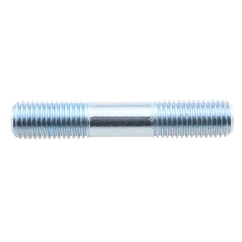 Steel Gr4.8 8.8 10.9 12.9 galvanized zinc plated Stud Threaded Bolt Double End Studs with Nut and Washer DIN938