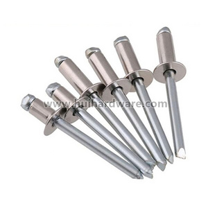 China Factory Manufacture Different Blind Rivet Open Dome Head Rivet and Flat Countersunk Head Aluminum Popular Blind Rivet