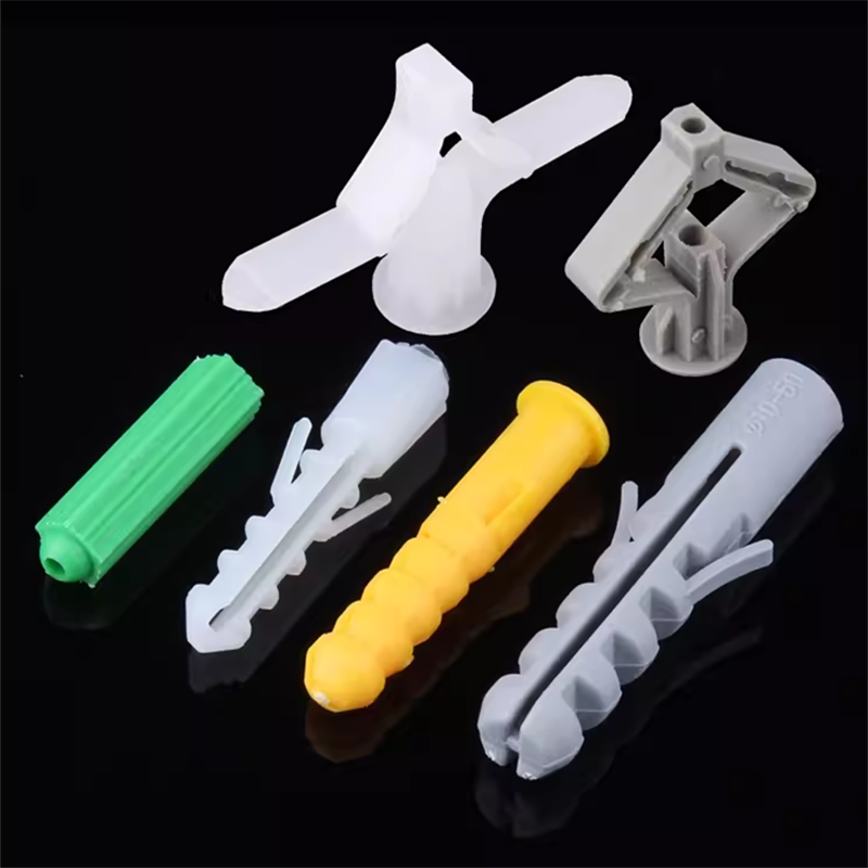 Grey White Butterfly Plastic Nylon Fish Wall Plug Expansion Tube For Screw Hammer Fixing Anchor 6mm 8mm 10mm