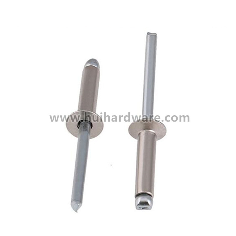 China Factory Manufacture Different Blind Rivet Open Dome Head Rivet and Flat Countersunk Head Aluminum Popular Blind Rivet