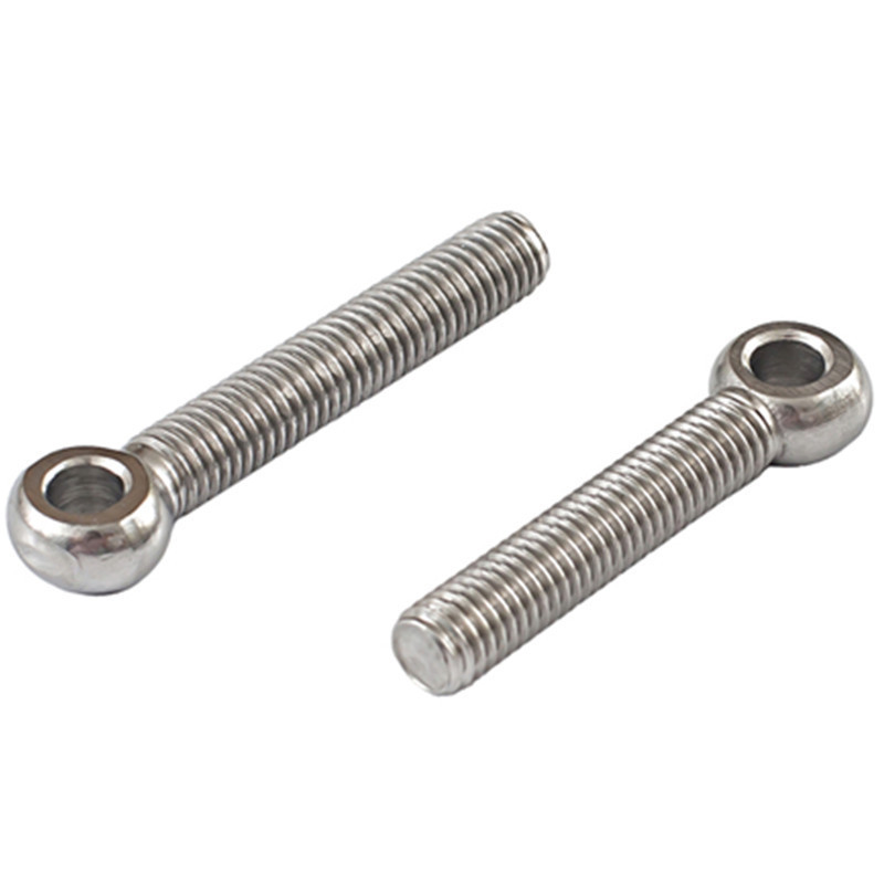 Custom Factory Price Various Din444 Eyebolt Stainless Steel DIN444 Lifting SS 304 M10 M14 Small Eye Bolts Screw