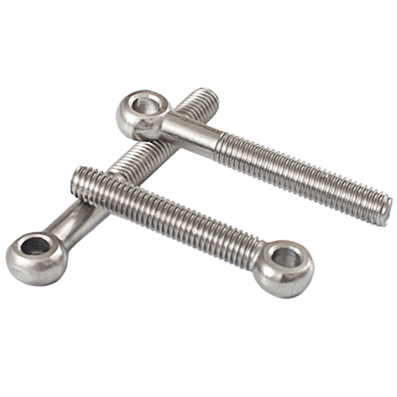 Custom Factory Price Various Din444 Eyebolt Stainless Steel DIN444 Lifting SS 304 M10 M14 Small Eye Bolts Screw