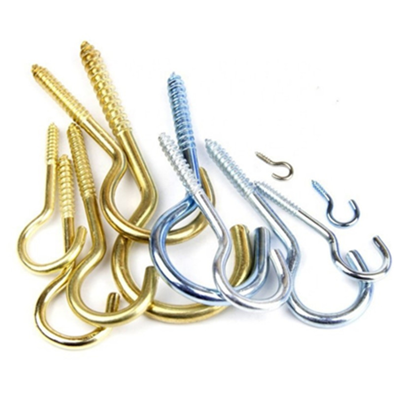 Screw Hooks Eye Bolts Semicircular Open Cup Hook Ceiling Hooks Screws In Hanger