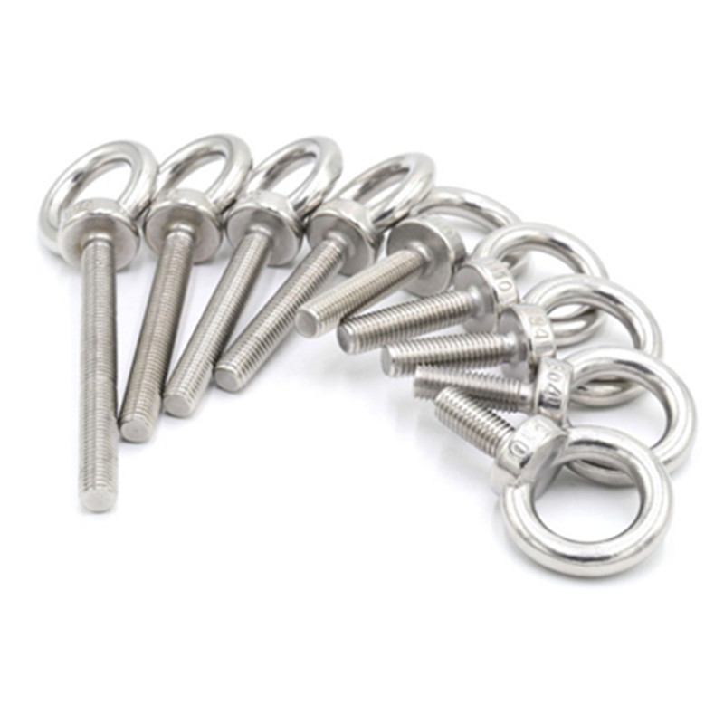 316 Stainless Steel Long Lifting Eye Bolt Industry Eye Bolt