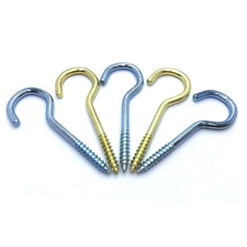 Screw Hooks Eye Bolts Semicircular Open Cup Hook Ceiling Hooks Screws In Hanger