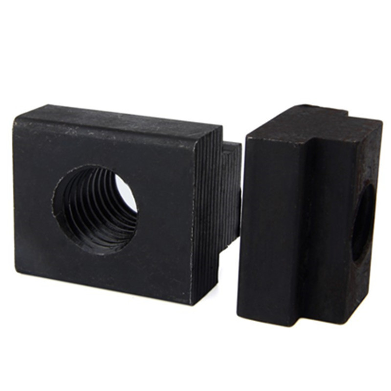 M16 M18 M20 M24 M30 wed nut plate step groove nuts square female screw black carbon steel T-slot nut