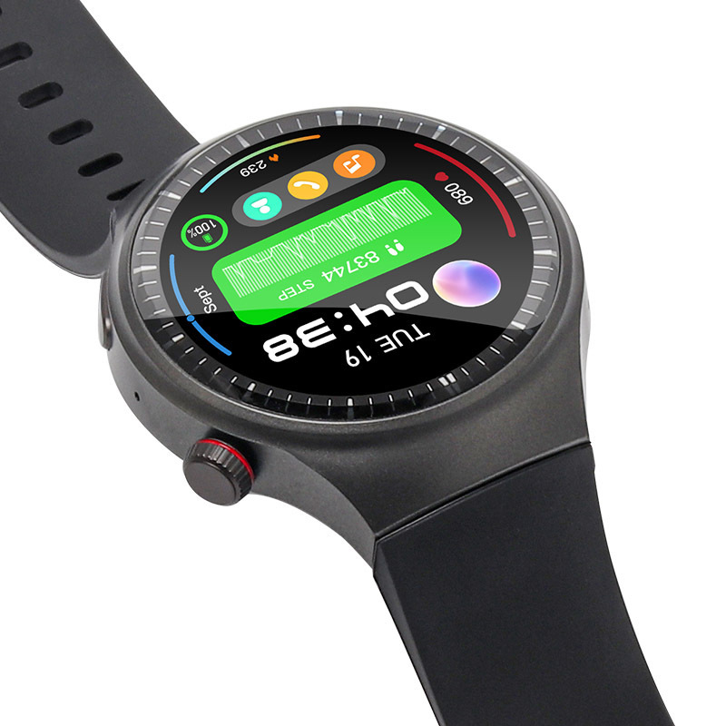 UNIWA DM80 1.43 Inch AMOLED Touch IP67 Waterproof GPS Sport Gift 4G LTE Android Smart Watch Phone With NFC