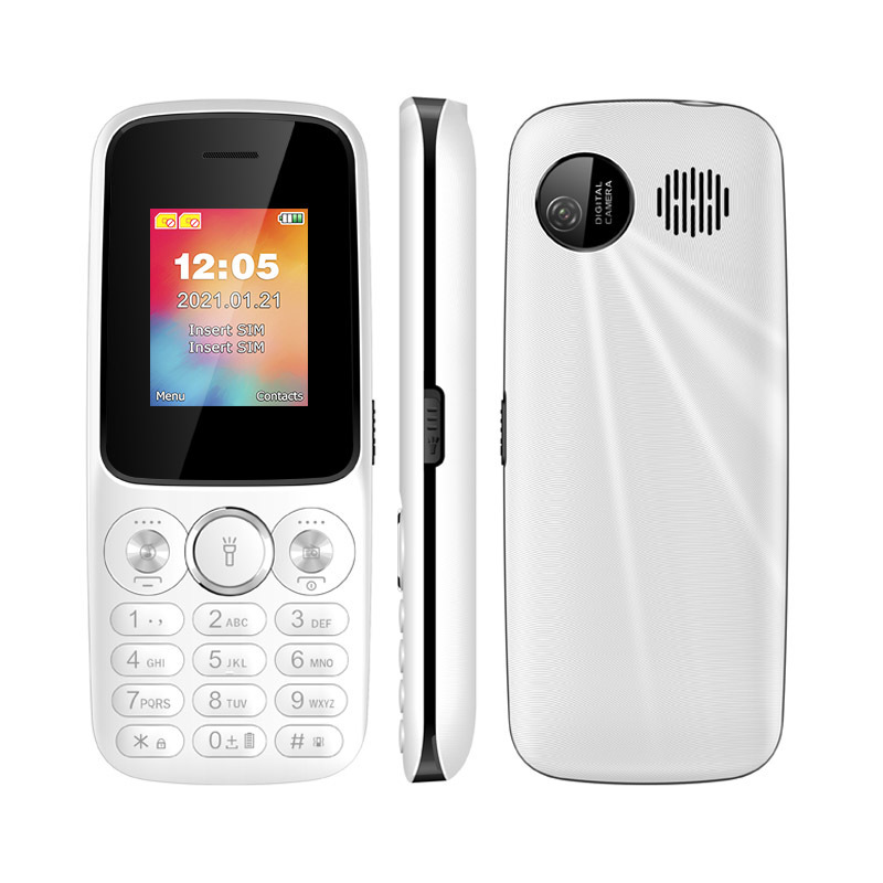 UNIWA E1804 1.77 Inch Display Low Price Slim Keypad Dual SIM GSM Button Mobile Phone