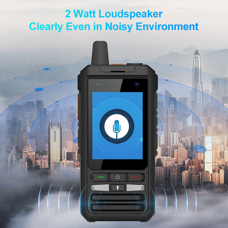 F80S Long Range 4G LTE Two Way Radio Smart Mobile Phone Portable Android 10 Zello PTT POC Handheld Walkie Talkie with SIM Card