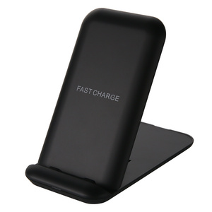 Portable 15W dual coil  foldable  for Apple and Android phones stand fast wireless charger