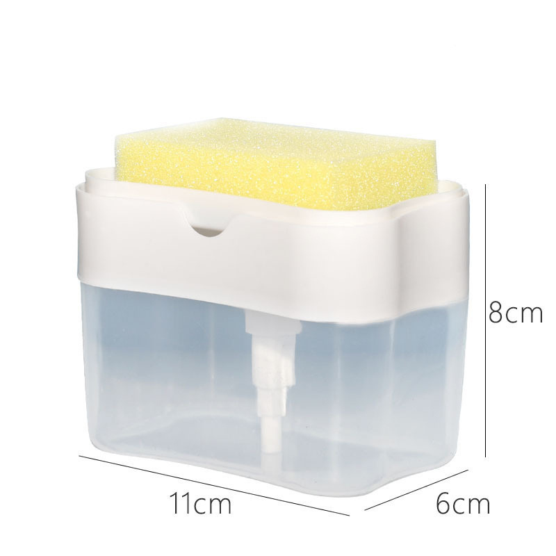 Factory Wholesale Dish Soap Dispenser And Sponge Holder For Kitchen Sink