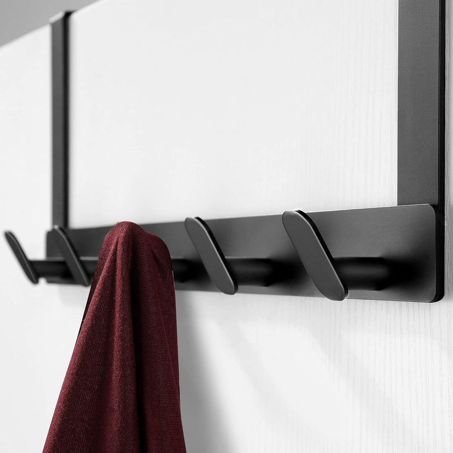 Metal Bathroom Door Towel Hooks Bath Towel Racks for Hanging Bath Robes Head Towels Robes Clothes