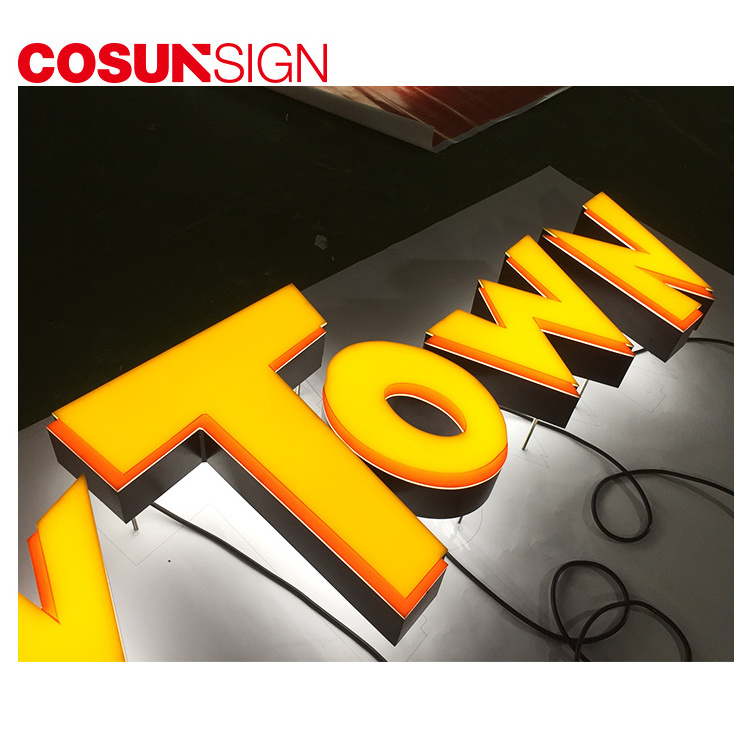 customized 3d enseigne Lumineuse led letters