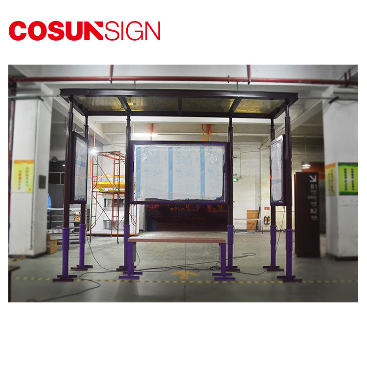 high quality used bus shelters for sale, bus shelter price, bus stop shelter