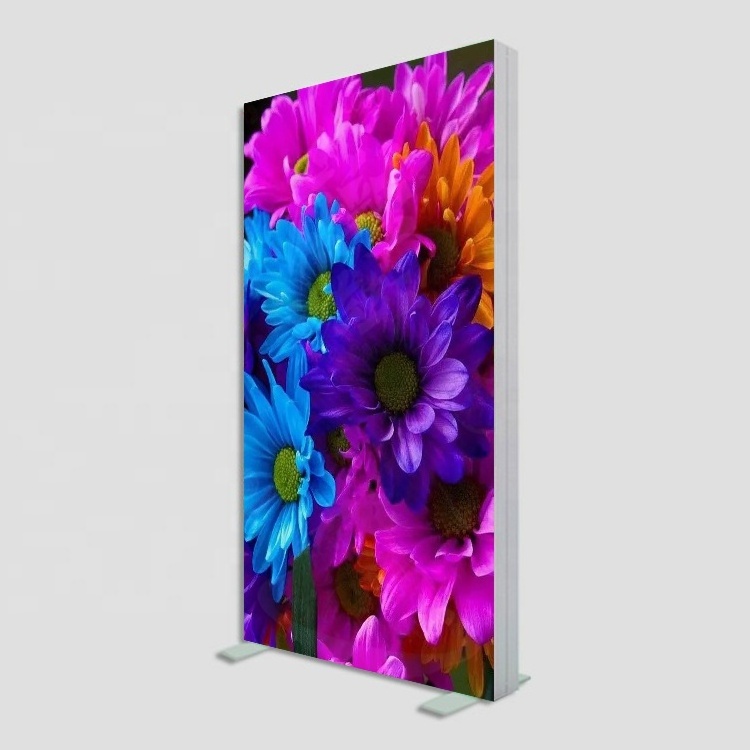 Waterproof Custom Display Dynamic Poster Picture Seg Thin Frame Indoor Outdoor Sign Fabric Portable Led Advertising Light Box