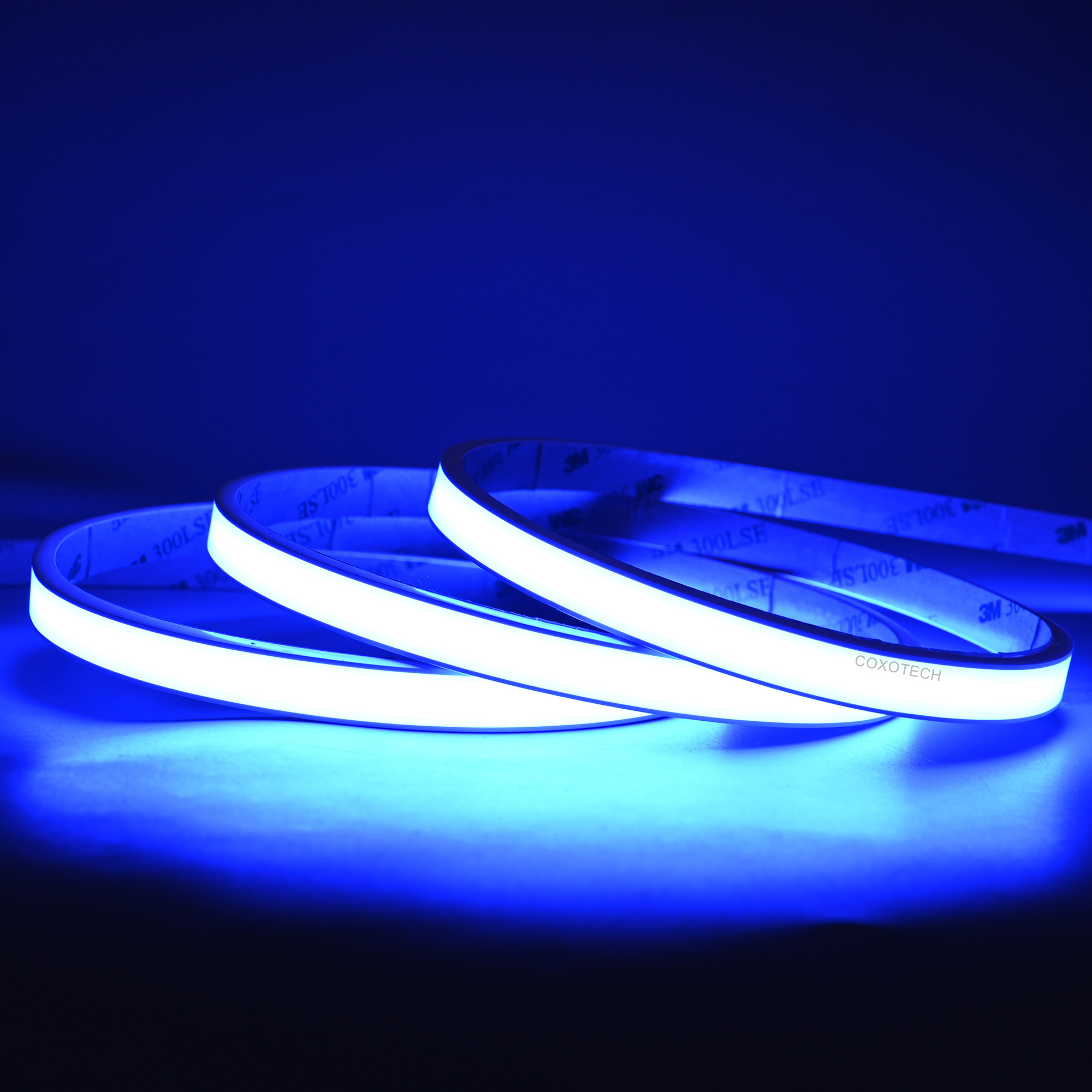 COXO silicone led neon strip light blue green red line flex flexible custom 24v 12v indoor out strip led neon lights