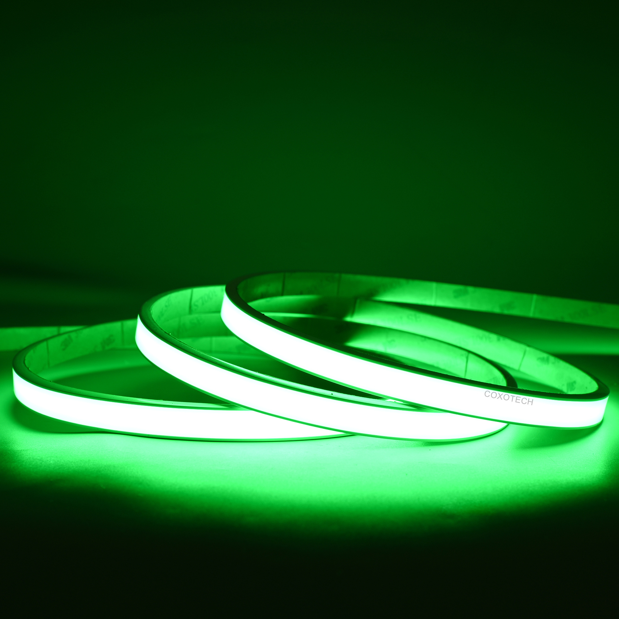 COXO silicone led neon strip light blue green red line flex flexible custom 24v 12v indoor out strip led neon lights