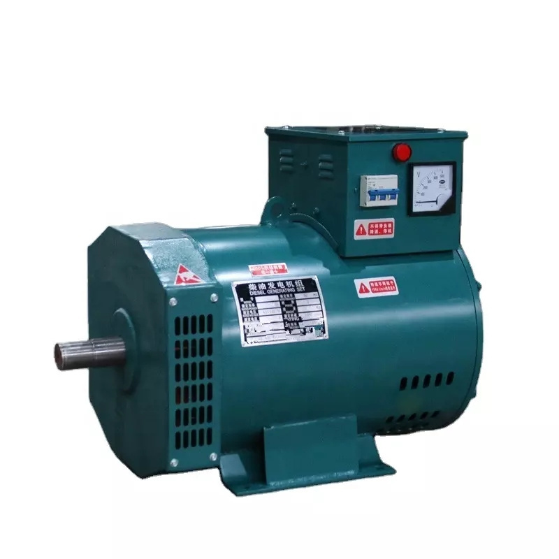 Single/Three Phase Stc Ac Synchronous Alternator Head, 5Kw 8Kw 10Kw 12Kw 220V Brush/Burhsless Light 20Kw Generator Head With Avr