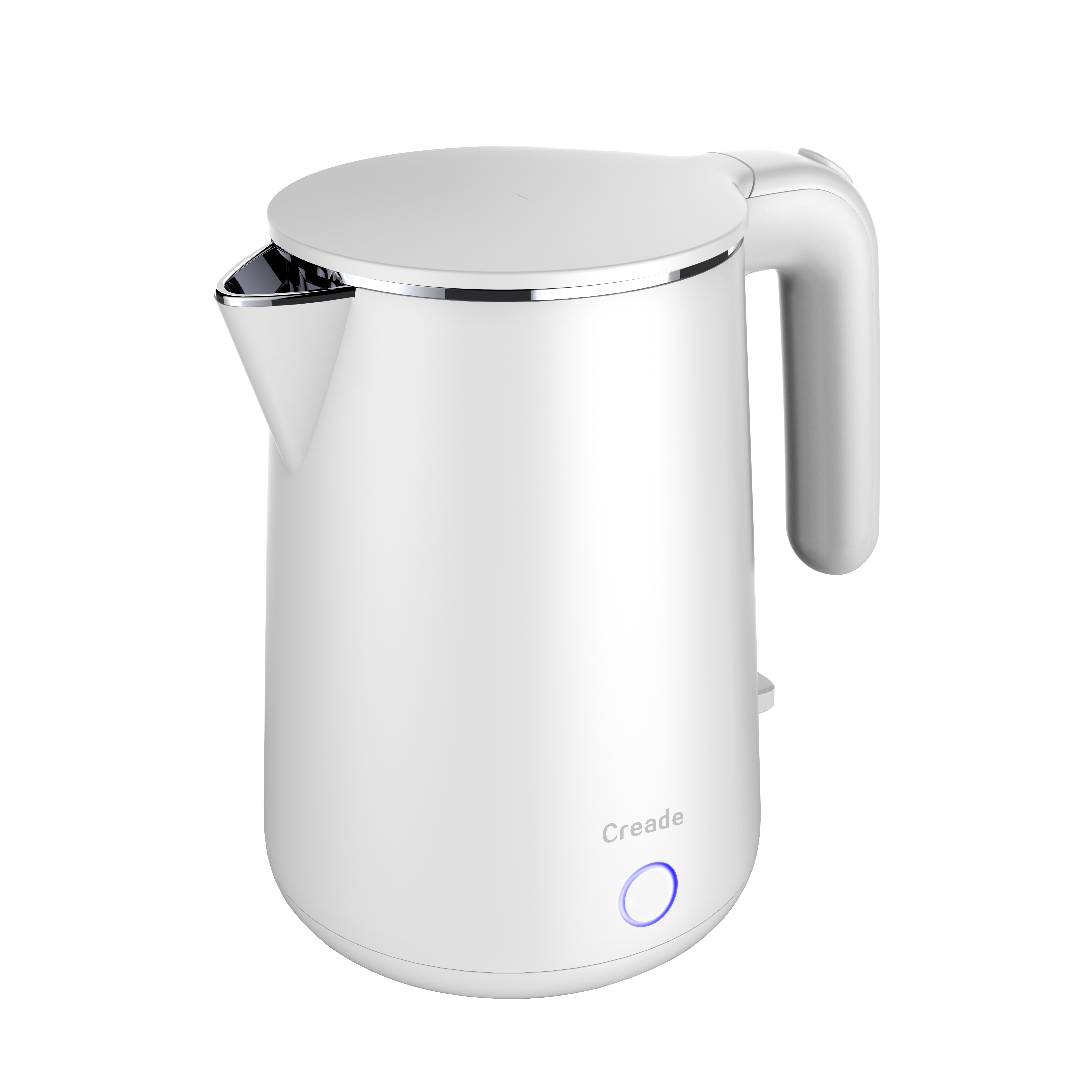 Creade Factory wholesale cheap 1L 1360W SUS 304 stainless steel electric kettle