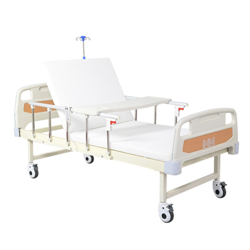 hospital furniture clinic foldable adjustable manual nursing home care 5 function 3 crank patient bed hospital electric bed