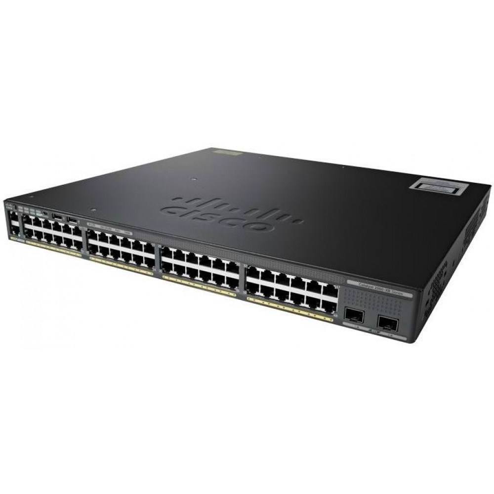 Original Boutique ciscos 2960X Series 48 Ports Gigabit Ethernet Switch WS-C2960X-48FPS-L Industrial Network Switches