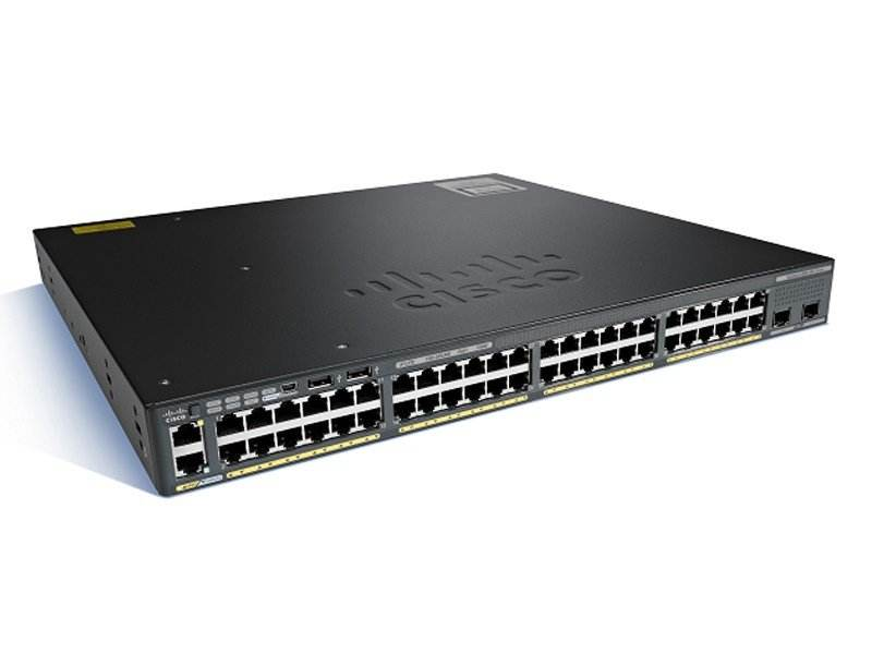 2960-X 24 GigE PoE 370W, 4 x 1G SFP, LAN Base 2960-X Switch WS-C2960X-24PS-L Industrial Network Switches