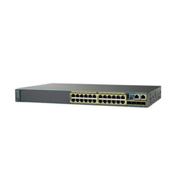 2960-X 24 GigE PoE 370W, 4 x 1G SFP, LAN Base 2960-X Switch WS-C2960X-24PS-L Industrial Network Switches