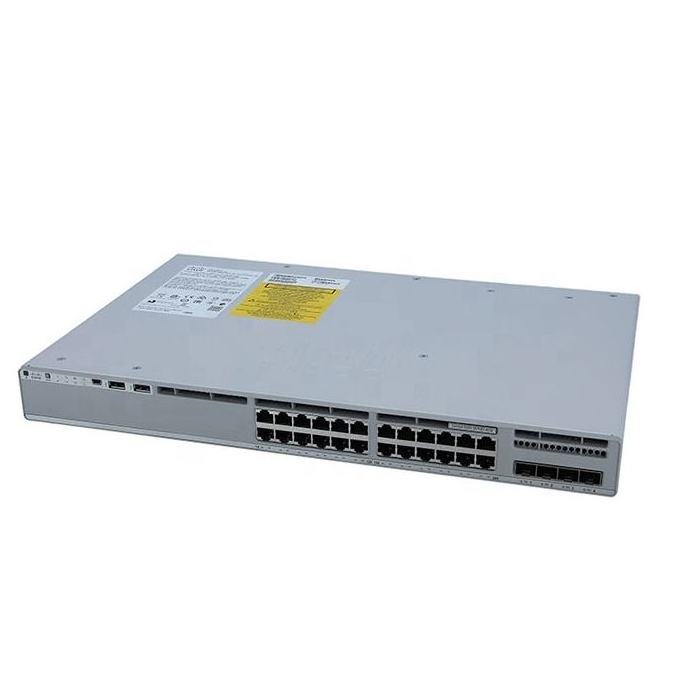 100%  network switch rack 24 port stock on sale ready to ship industrial network switches C9200-24P-E