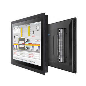 Aluminum Case Waterproof IP65 Front Panel 10.1 12 12.1 15.6 17.3 18.5 inch Flat Touchscreen Embedded Industrial Touch Monitor