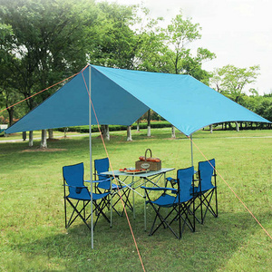 Camping Tarp Shelter Lightweight Hammock Rain Fly Waterproof Durable Portable Compact for Fishing Beach Picnic