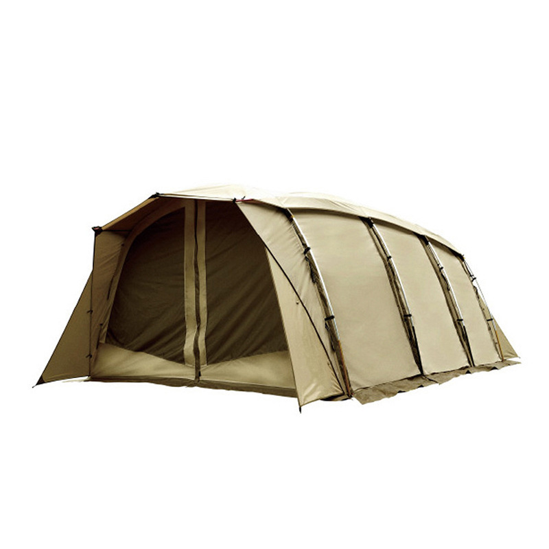 Family Cabin Tent 14 Person Base Camping 4 Rooms Camping Shelter Tunnel Tube Tent Waterproof Outdoor Family Large Tents