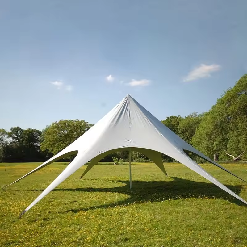 Low Price Tent One Peaked Big Party Outdoor Custom Printed Spider Tents Gazebo White Canopy