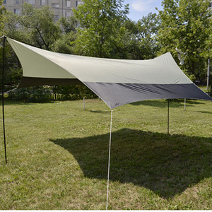 Outdoor Camping Rainfly Rain Tarp Tent Shelter Portable Picnic Shadow Large Tarp Shelter Tents