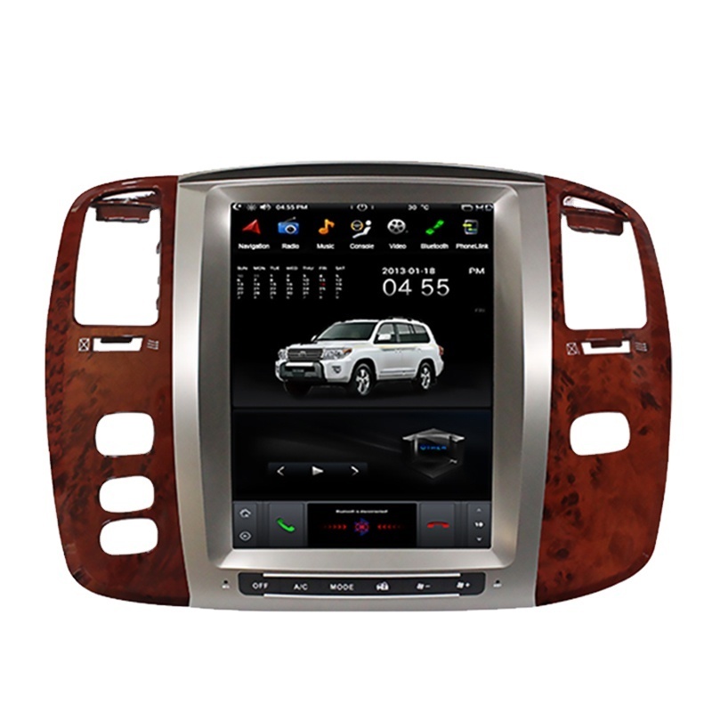 12.1 Inch Vertical Screen Android Car Radio For Toyota Land Cruiser 100 2002-2007