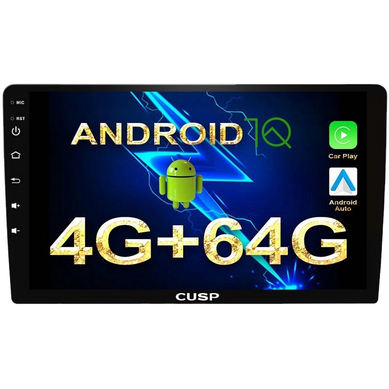 CUSP 10 Inch 9 Inch Android Double DIN 1DIN FM BT HD IPS Screen Car Stereo Radio Multimedia In Dash Kit Head Unit GPS Navigation