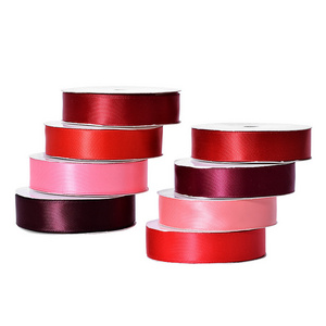 red satin ribbon 4cm satin ribbons 1 1/2 inch double face 50 yards