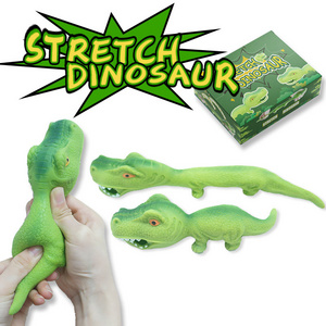 Promotional Gifts Stretchy Dinosaur Shaped Magic Sand Filled Rubber Stress fidget Toys for Child