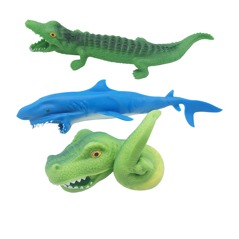 Stretchy Sand Filled Animals Alligator Crocodile Squeeze Fidget Toy Stretchy Crocodile Squeeze Stretch animal toys