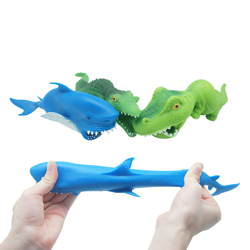 Stretchy Sand Filled Animals Alligator Crocodile Squeeze Fidget Toy Stretchy Crocodile Squeeze Stretch animal toys