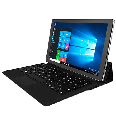 Mini Touch Screen Win 10 2 in 1 Laptop Computer Tablet PC, 10.1" IPS 1280X800 Atom Z8350, 4GB, 64GB, Keyboard