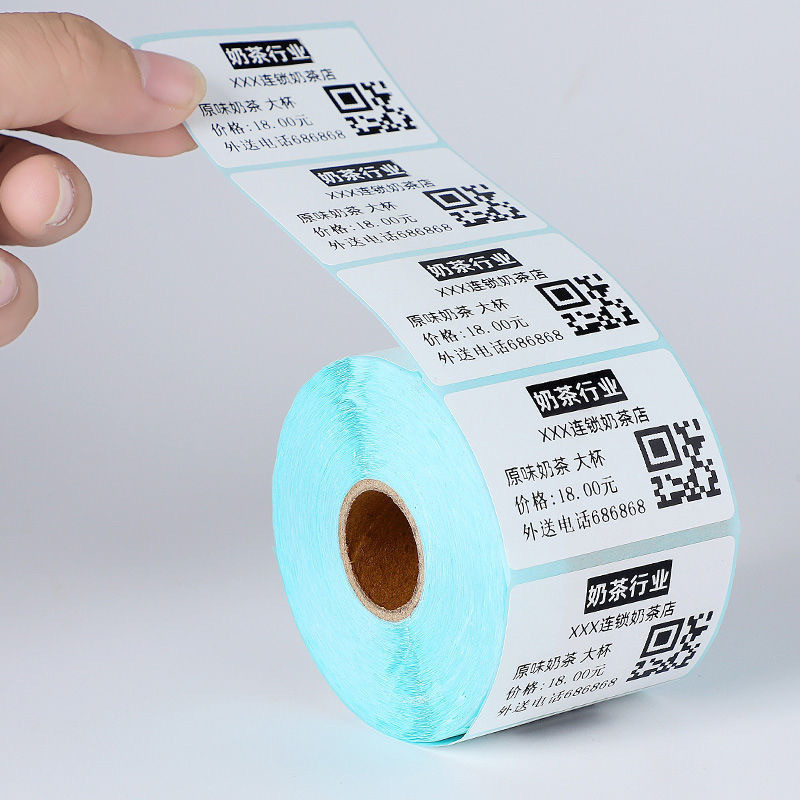 Special Materials Thermal Paper Coated Paper Printing PET Silver Synthetic Paper Removable Adhesive