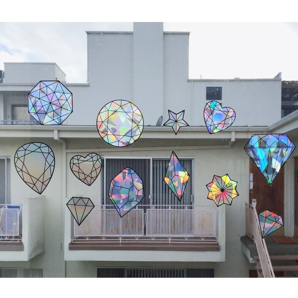 High Quality Reflective One Way Prism Glass Window UV Privacy Protection House Building Solar Window Sticker