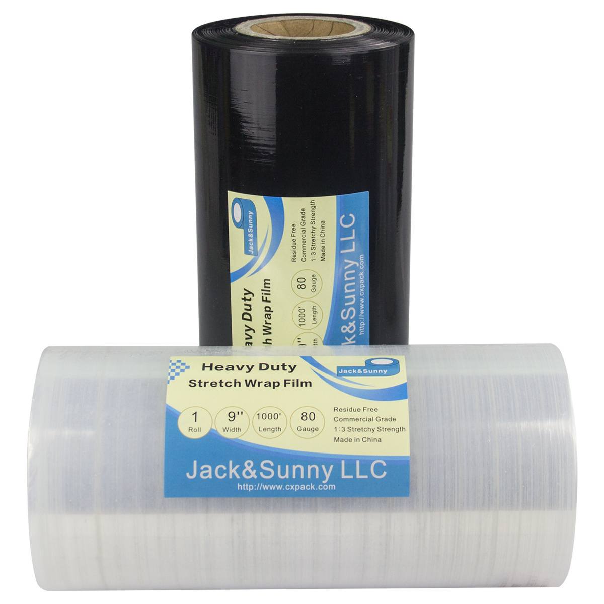 Lldpe transparent plastic film rolls stretch wrap