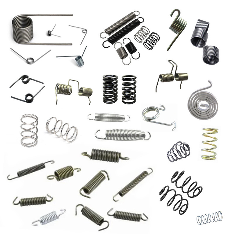 Custom Various Styles of Stainless Steel Wire Forming Nickle Galvanized  Torsion Tension spring Compression Spring