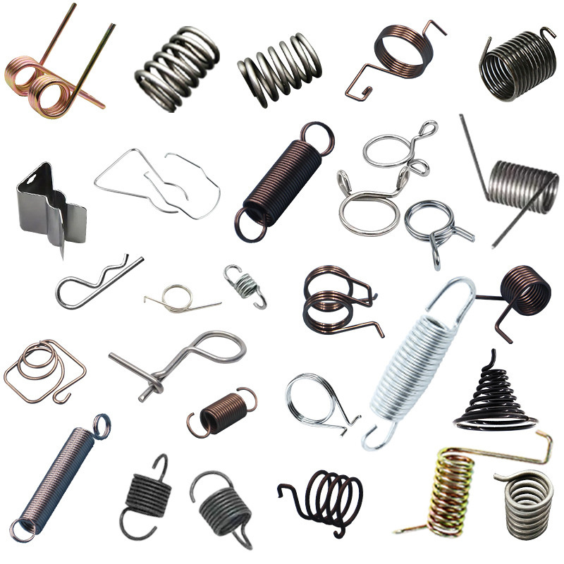 Custom Various Styles of Stainless Steel Wire Forming Nickle Galvanized  Torsion Tension spring Compression Spring