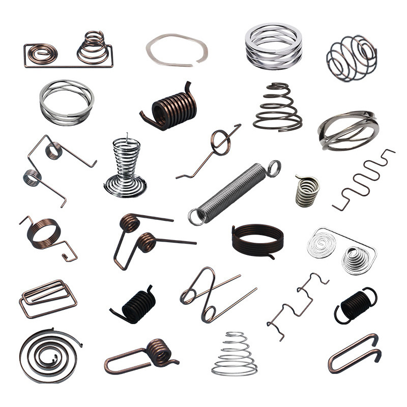 Custom Various Styles of Stainless Steel Wire Forming Nickle Galvanized  Torsion Tension spring Compression Spring